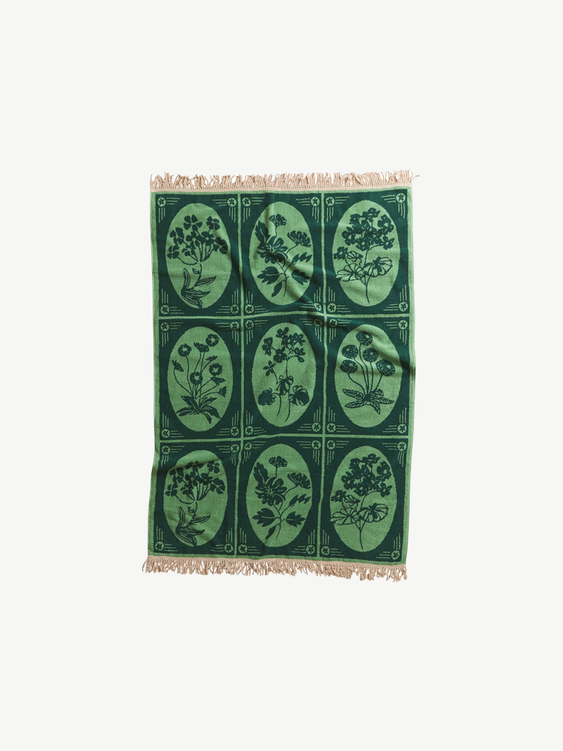 Sage x Clare Gigi Bath Sheet -Emerald