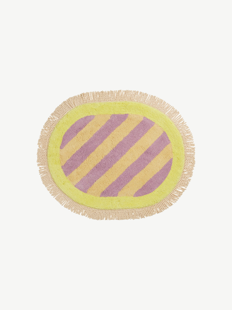Sage x Clare Jarita Bath Mat - Mauve