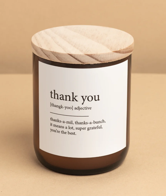 Commonfolk - candle - thank you