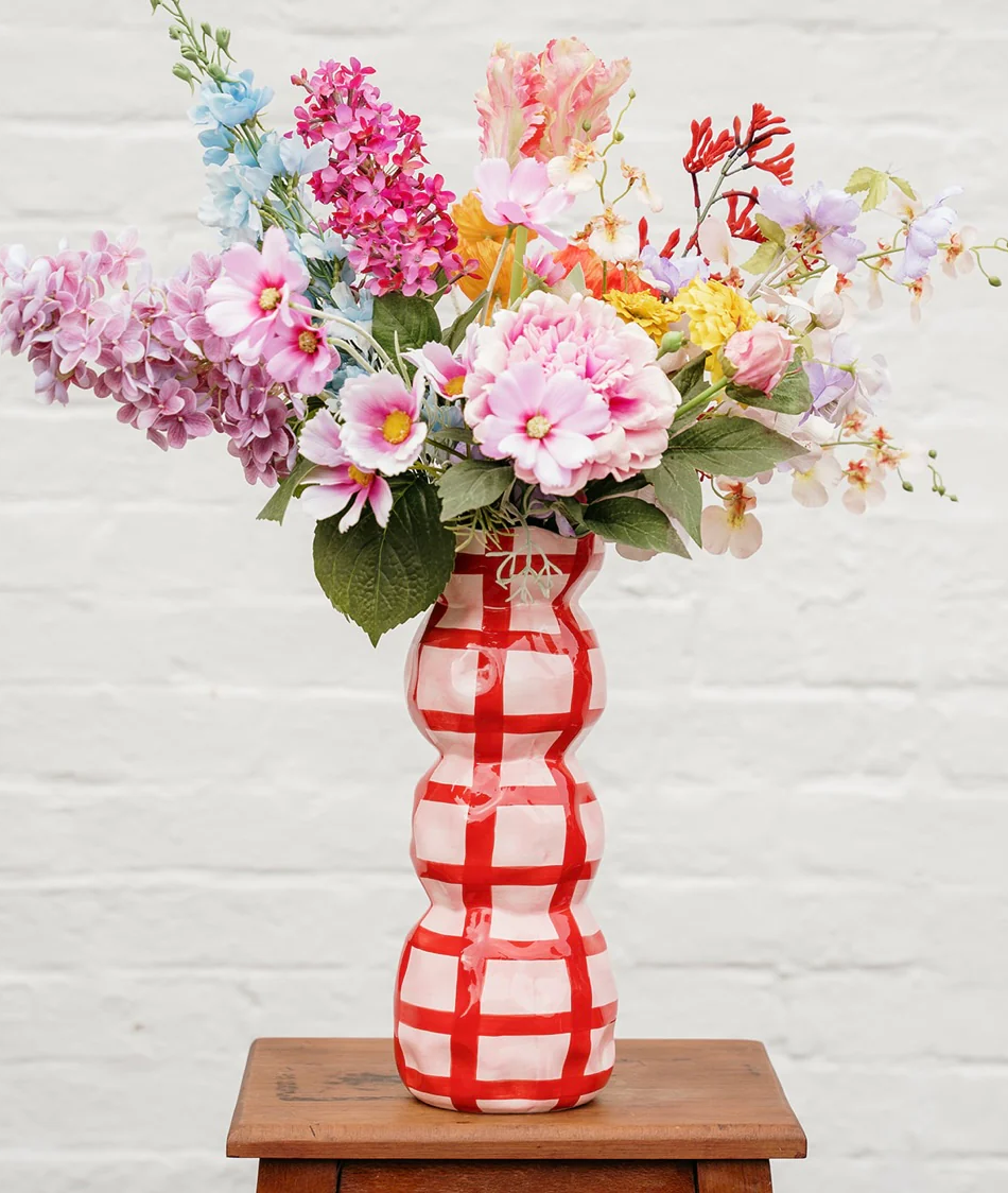 3 tier case pink red ginger - noss