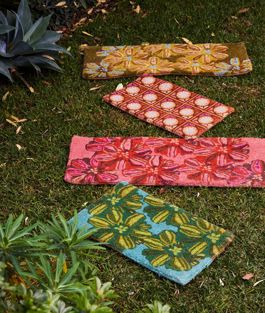 Candy Pink Long Door Mat - B & N