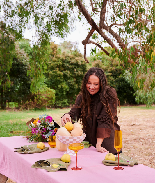 Kip & Co - Tropical Punch Margarita Glass 2P Set One Size