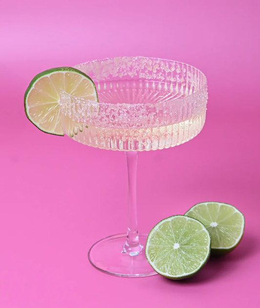 Hazel ribbed coupe glass - s coop