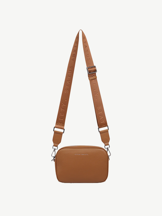 Status Anxiety - plunder with webbed strap - camel