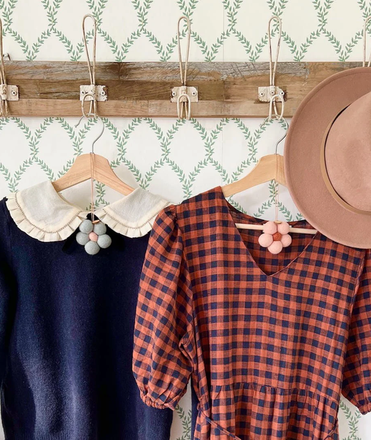 Home Dweller- Felt Flower Fresheners - Blue Cypress and Jasmine