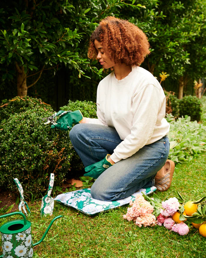 Kip & Co Tumbling Flowers Green Garden Kneeling Mat one size