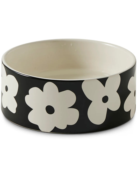 Kip & Co Flower Face Dog Bowl one size