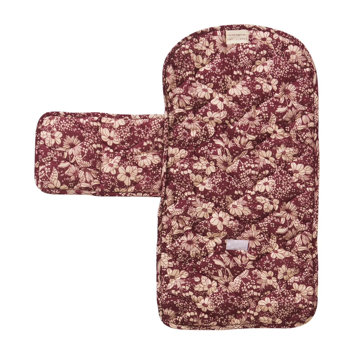 Sage x Clare Evette change mat - mahogany