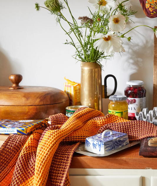 Sage x Clare Brigitte Tea towel -Kent