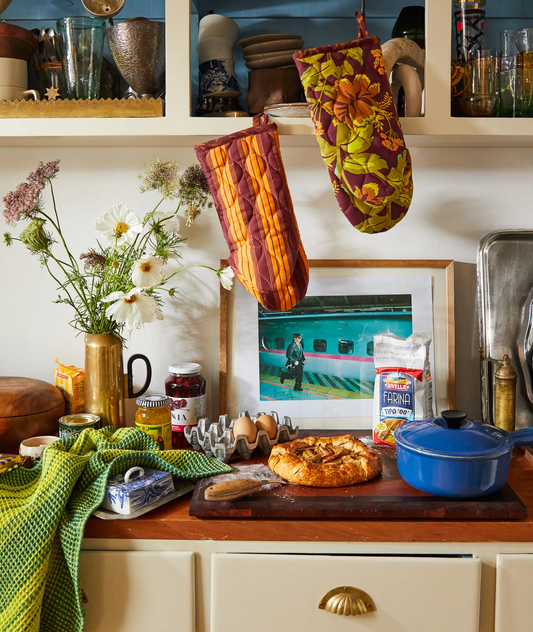 Sage x Clare Brigitte Tea Towel - Chartreuse