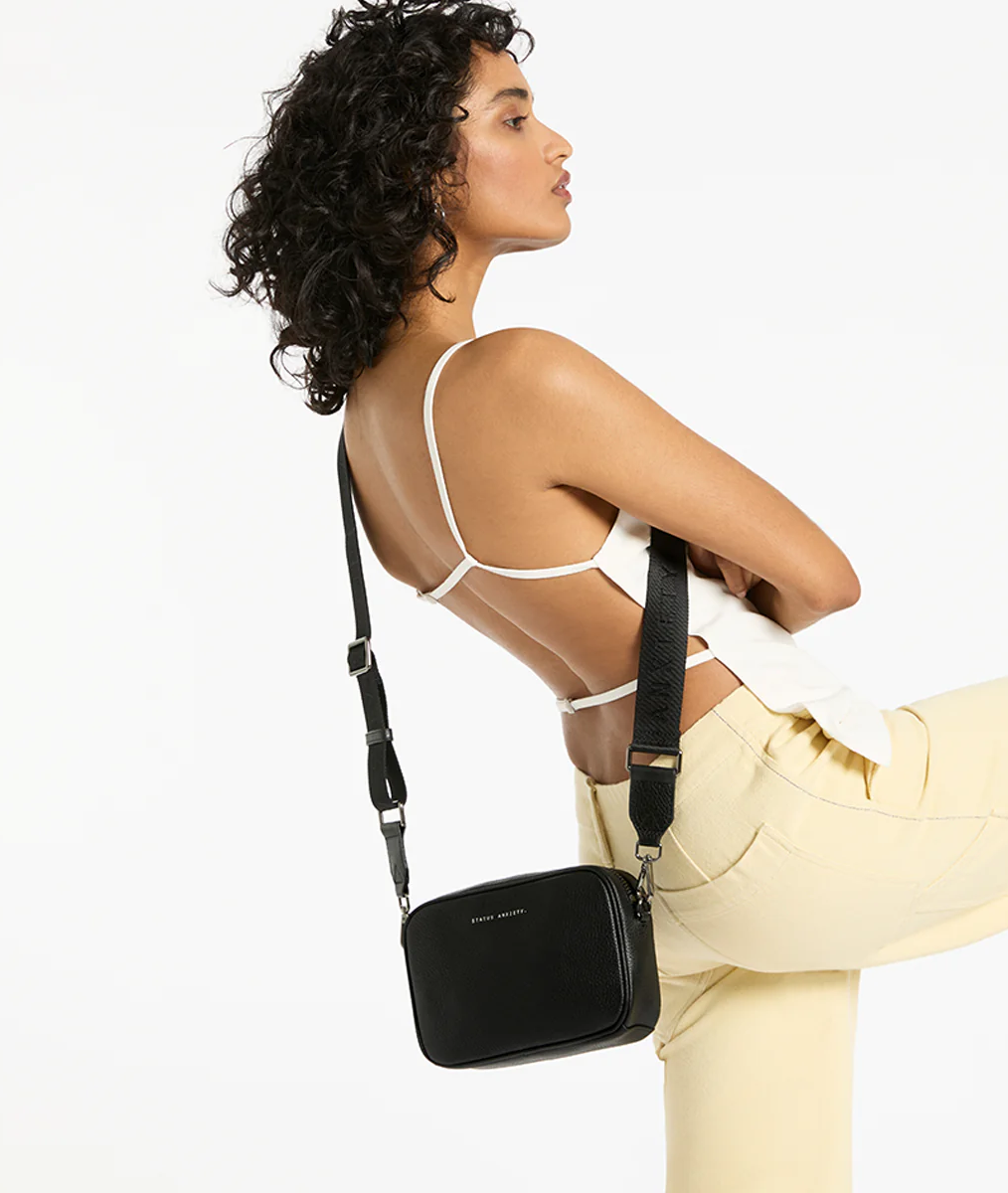 Status Anxiety - plunder with webbed strap - camel