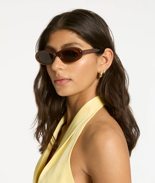 Status Anxiety - sunglasses - dopamine brown