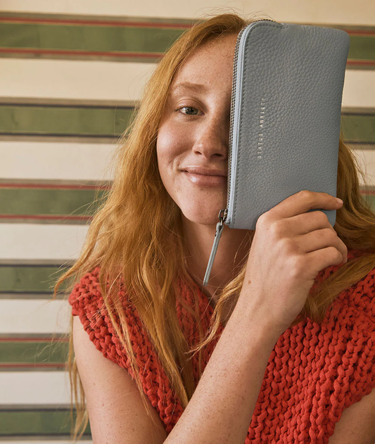 Status anxiety - smoke and mirrors - powder blue