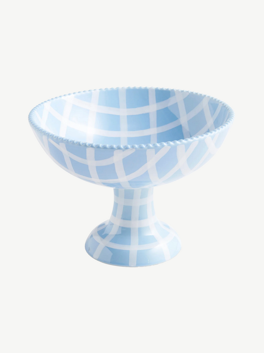 Blue Bird Tartan Fruit Bowl