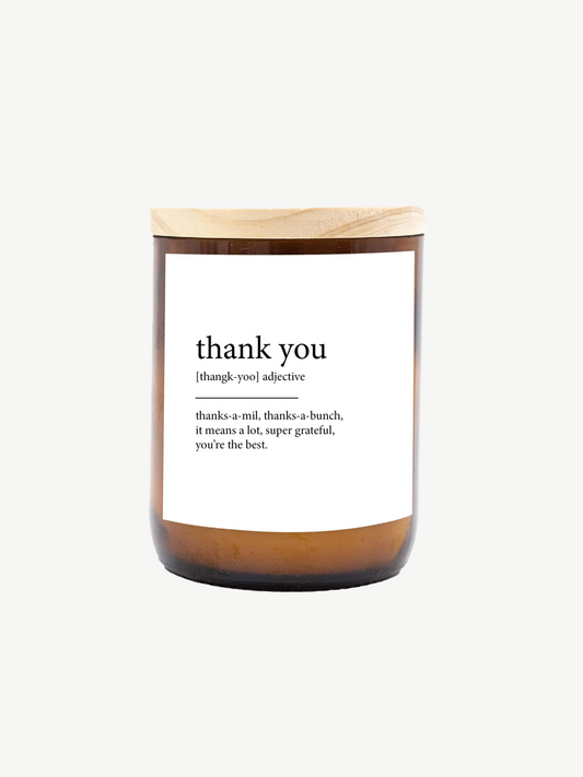 Commonfolk - candle - thank you