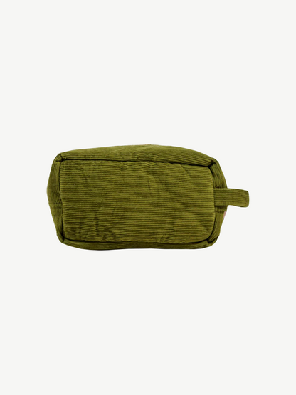 Mosey me - corduroy dopp kit pistachio