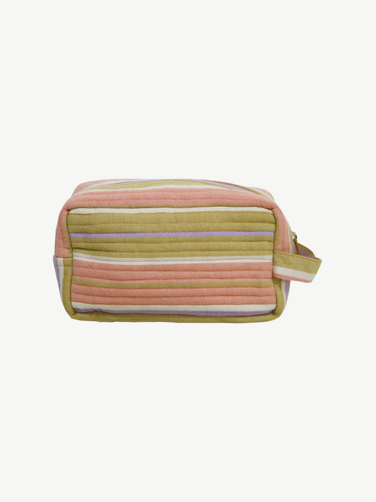 Mosey me - Miami stripe dopp kit