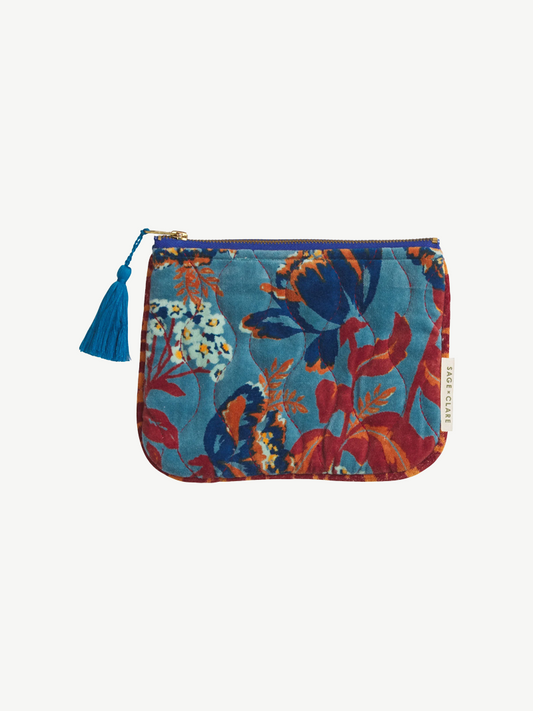 Sage x Clare Margot Velvet Pouch