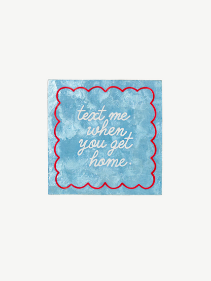 FUN HOUSE TEXT TILE