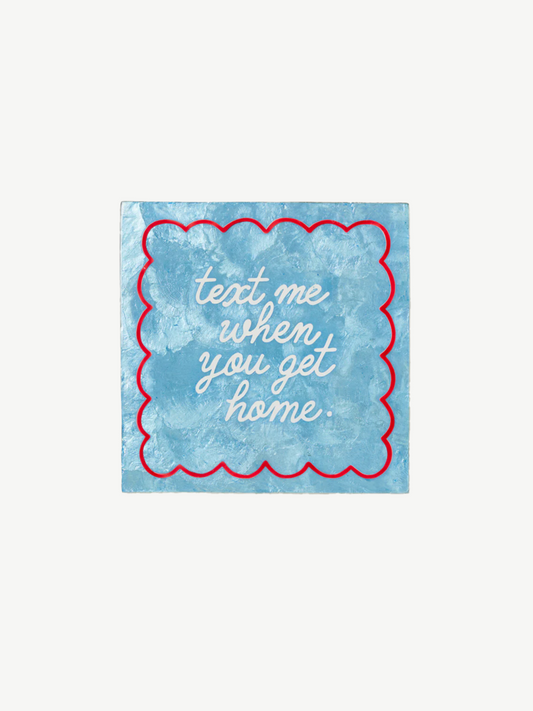 FUN HOUSE TEXT TILE