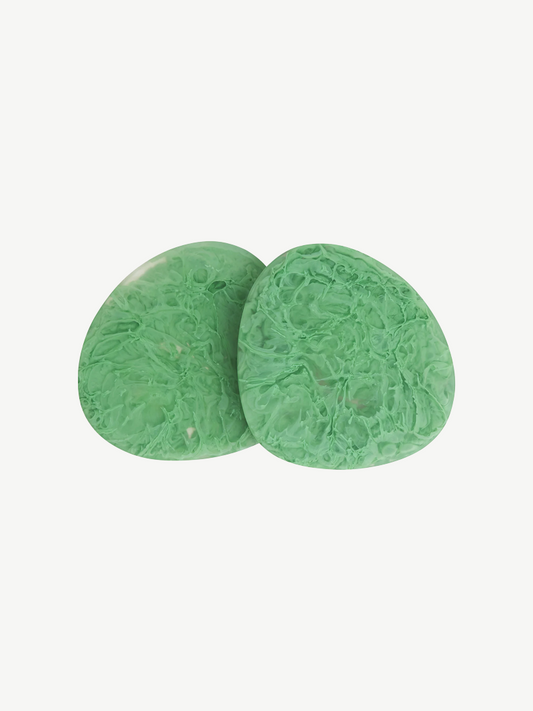 Sage x Clare Fenella Coasters - Set of 2 - Emerald