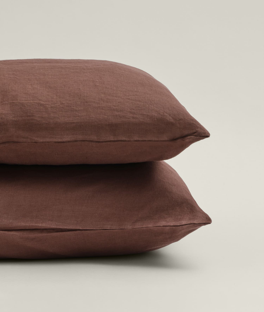 Carlotta & Gee - King Pillowcase - chocolate