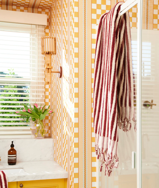 Rumba Stripe Turkish Bath Towel