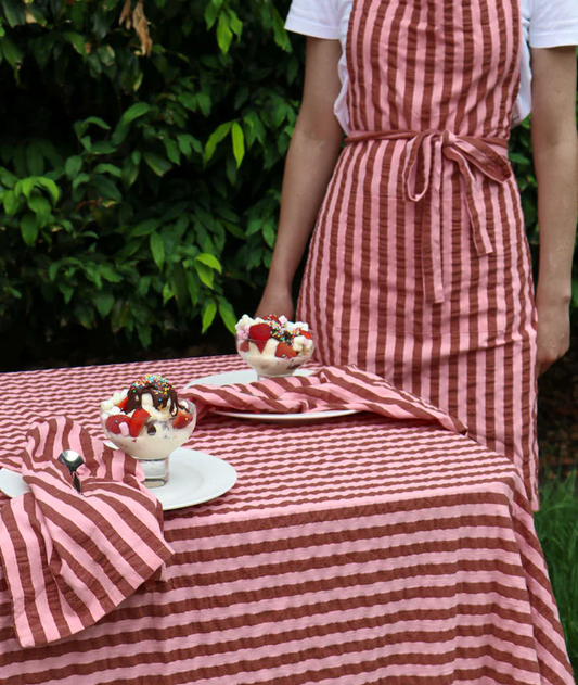 Mosey me - sundae seersucker apron