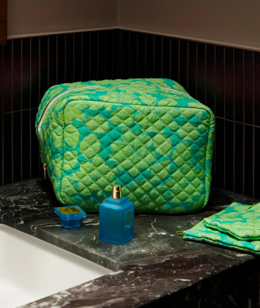 Margot jade large toiletry bag  - B & N