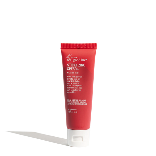 We are feel good inc Sticky Zinc Medium Tint SPF50+ 50g