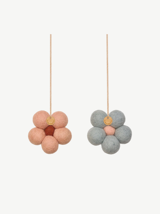 Home Dweller- Felt Flower Fresheners - Blue Cypress and Jasmine
