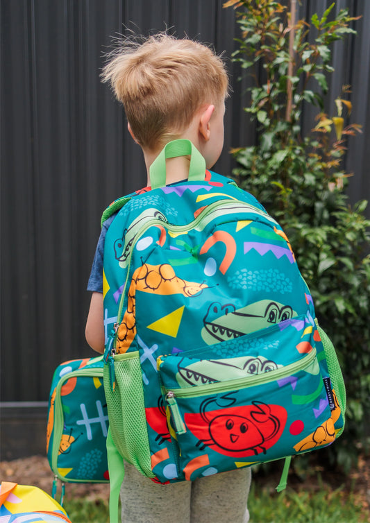 Morgy + Wills backpack - in a while crocodile