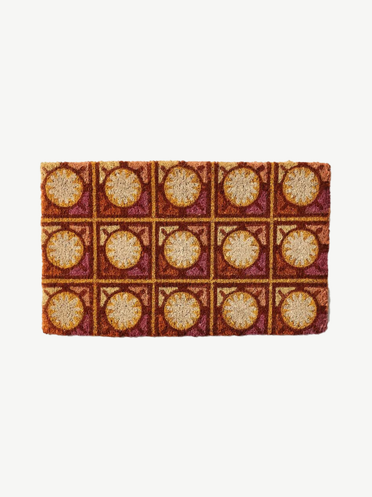 Antique Tile door mat -  B & N