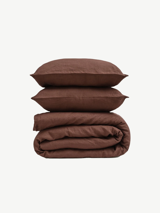 Carlotta & Gee - duvet - king chocolate