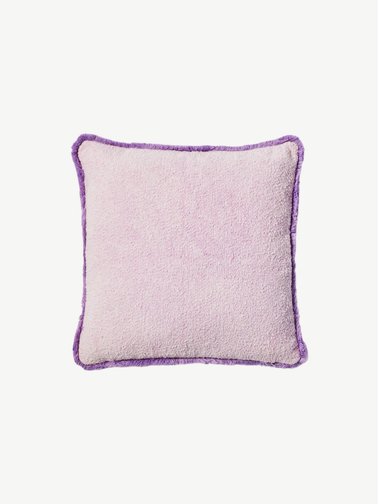 Grain Lilac 50cm cotton cushion - B & N