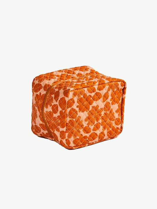 Margot tan large toiletry bag  - B & N