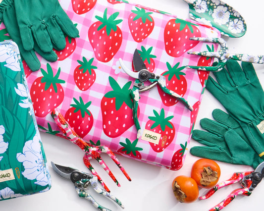 Kip & Co Strawberry Jam Garden Kneeling Mat one size