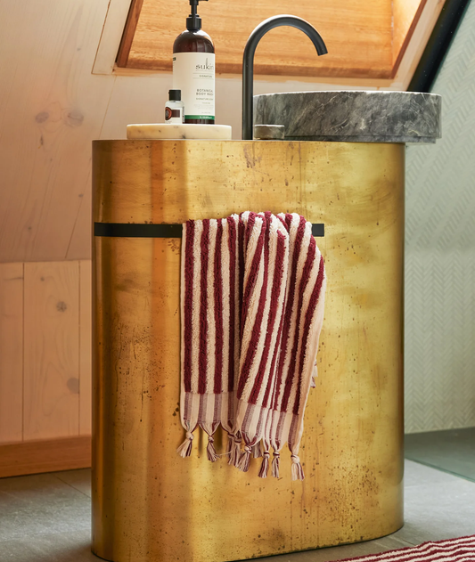 Rumba Stripe Turkish Hand Towel