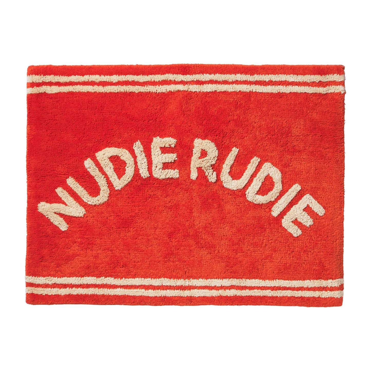 Sage x Clare Elba nudie bath mat - cherry