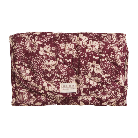 Sage x Clare Evette change mat - mahogany