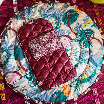 Sage x Clare Evette change mat - mahogany