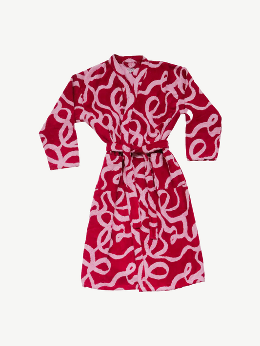 Mosey me - ribbon Terry robe s/m
