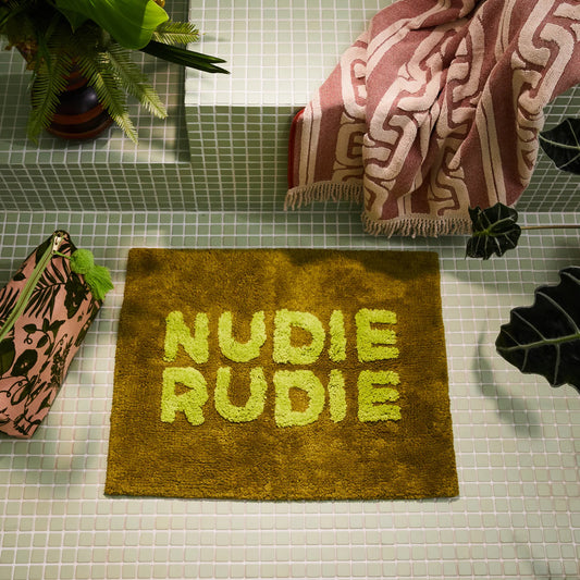 Sage x Clare nudie rudie bath mat mini - artichoke