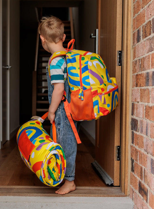 Morgy + Wills backpack - somewhere over the rainbow