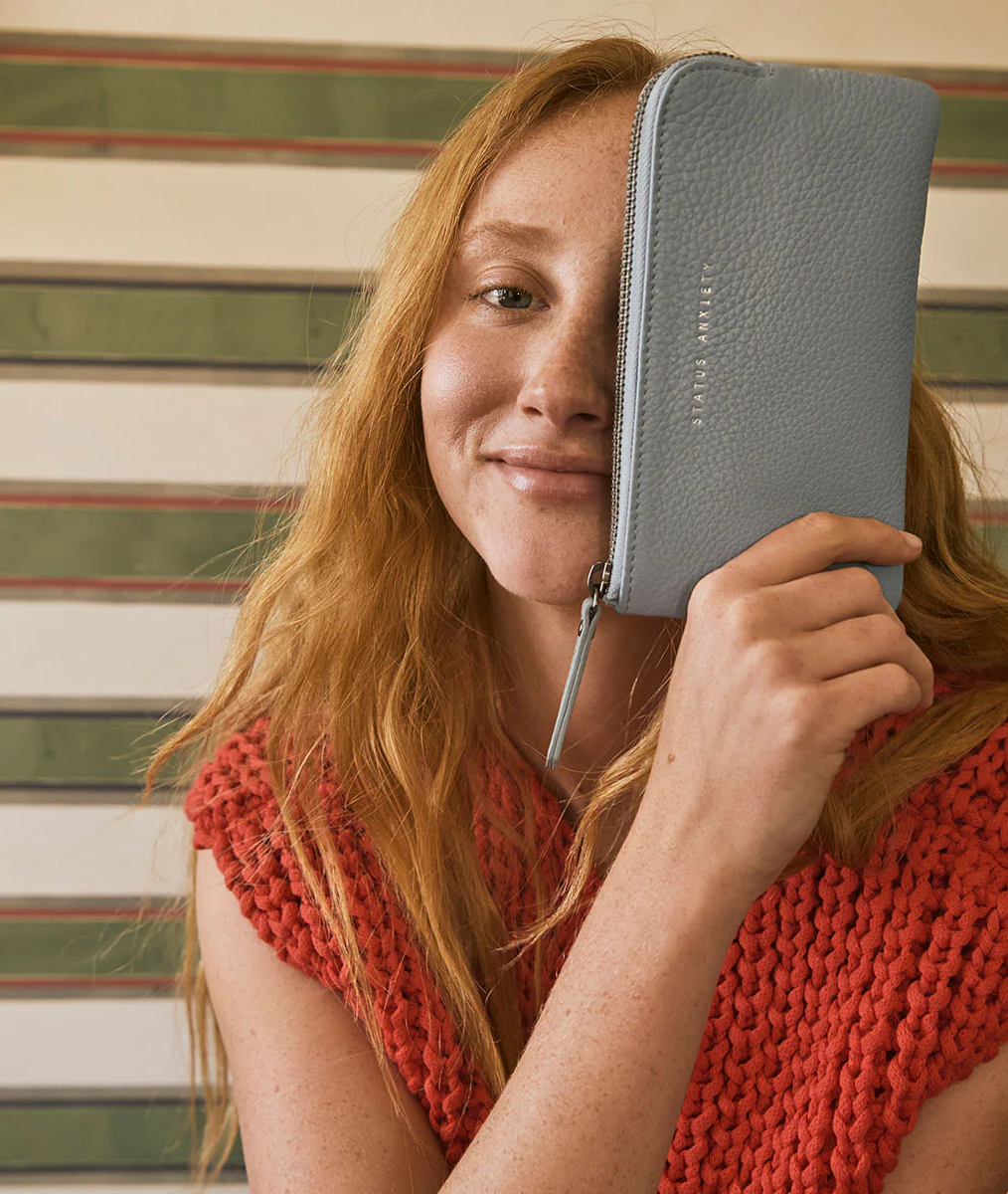 Smoke And Mirrors Wallet - Powder Blue